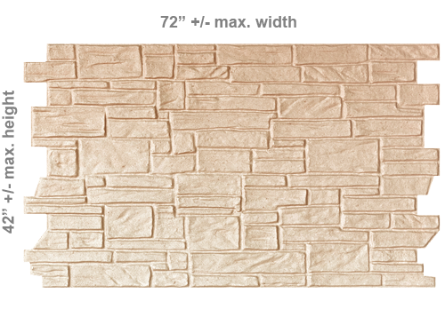 PAS013 Sustainable Stacked Stone (Paintable Only)
